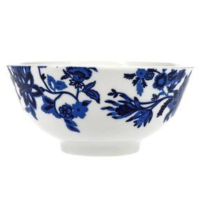 LOT of Royal Blue Navy Blue White Floral Kitchen Soup/Salad Bowls Royal Norfolk